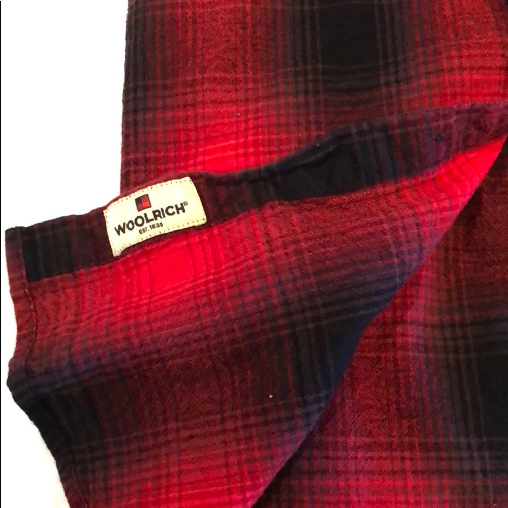 MENS AUTHENTIC WOOLRICH PLAID LONG SLEEVE SHIRT - Picture 3 of 5